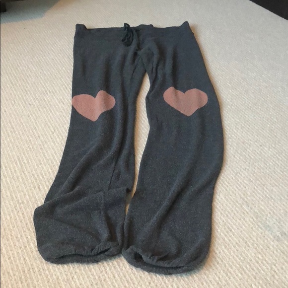 Wildfox heart sweatpants Clearance